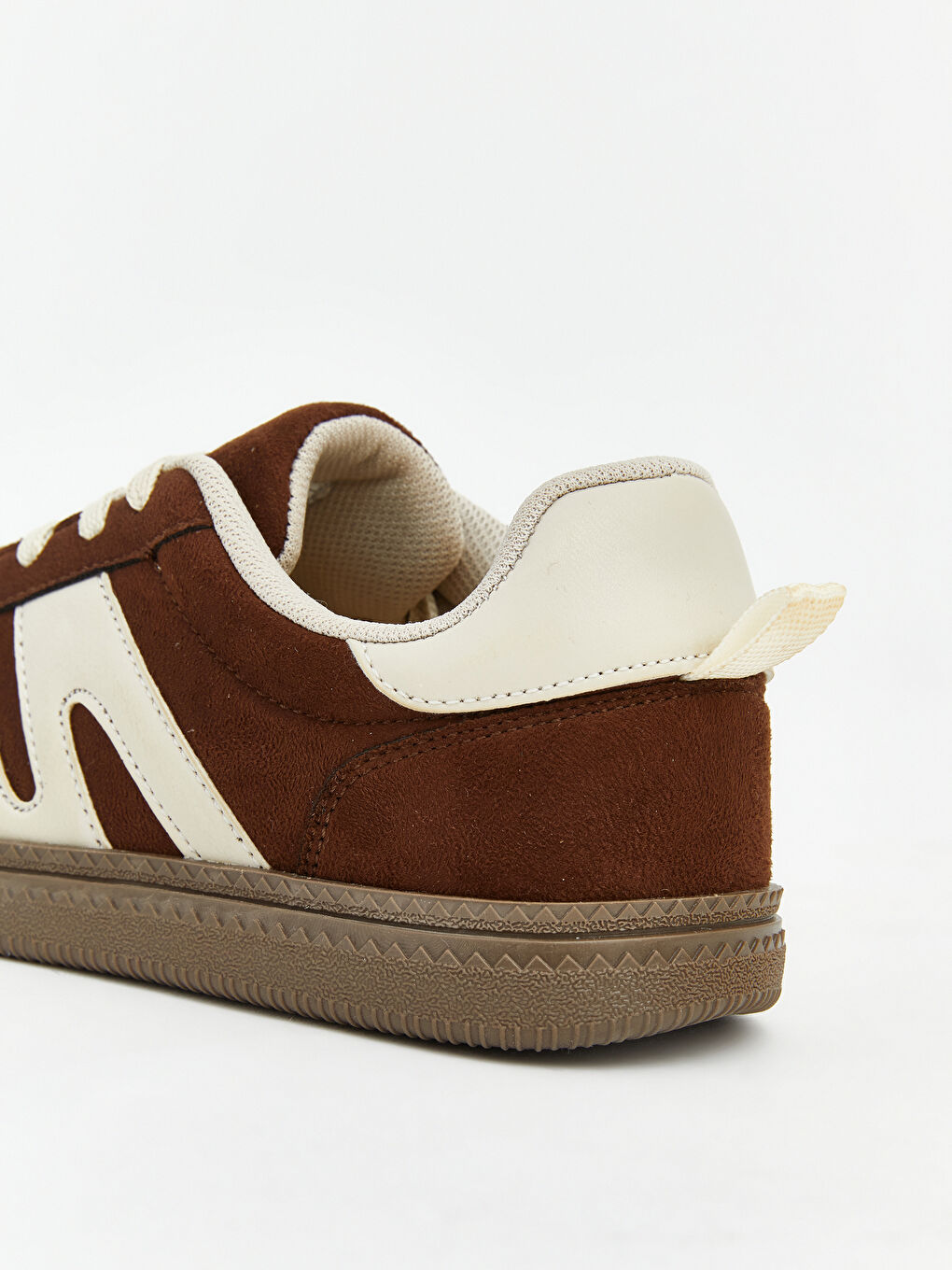 Kahverengi Süet Görünümlü Kız Çocuk Spor Ayakkabı-4