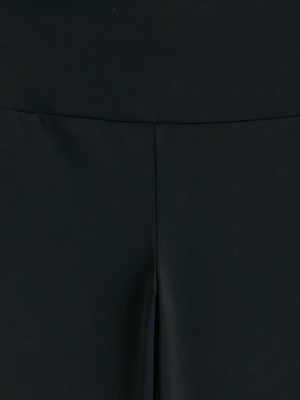 Siyah Yüksek Bel İspanyol Paça Kadın Tayt Pantolon-5