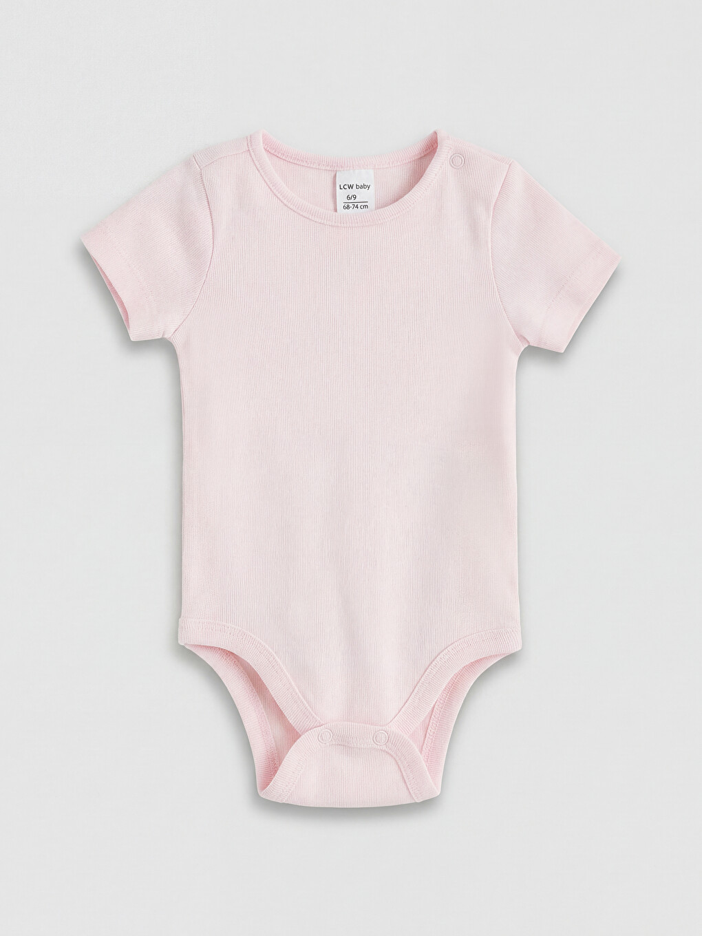 Bisiklet Yaka Baskılı Kız Bebek Çıtçıtlı Body 2'li-3