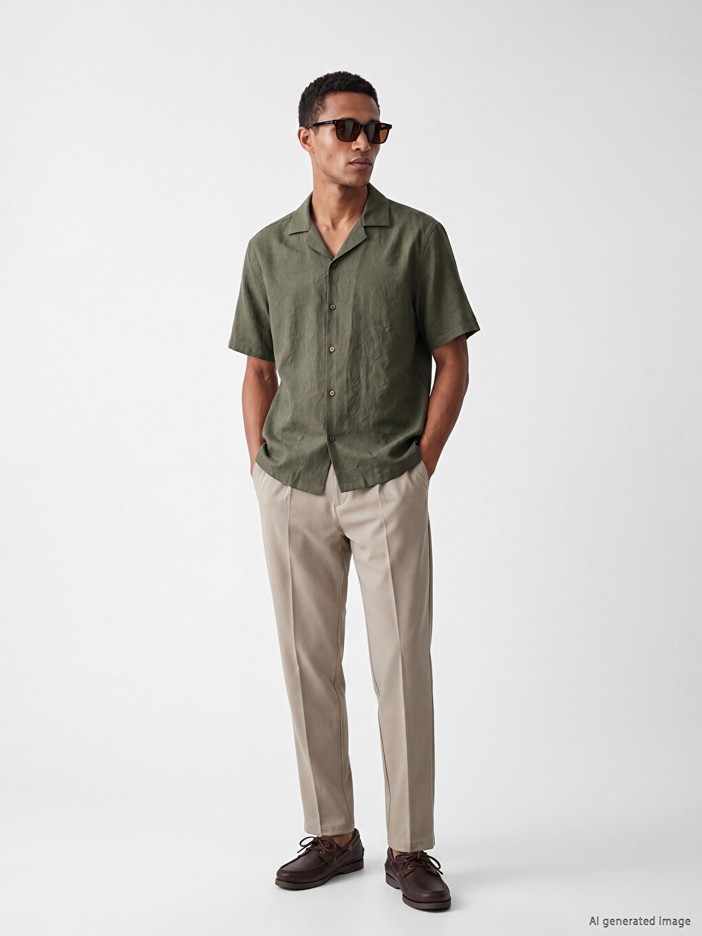 Regular Fit Patterned Men's Shirt-1