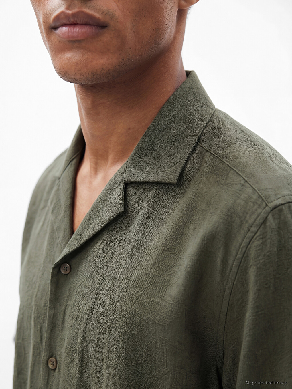 Regular Fit Patterned Men's Shirt-2
