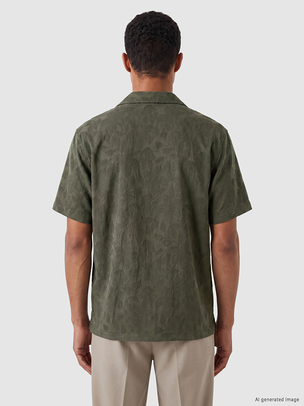 Regular Fit Patterned Men's Shirt-3