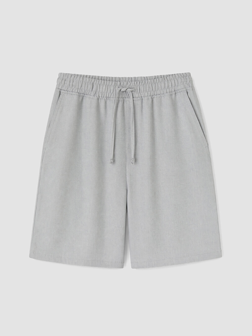 Gri Relax Fit Erkek Şort