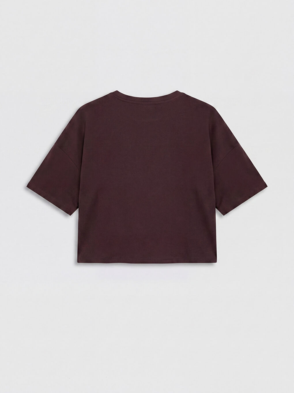 Kahverengi Stitch Baskılı Kadın Şortlu Pijama Takımı-2