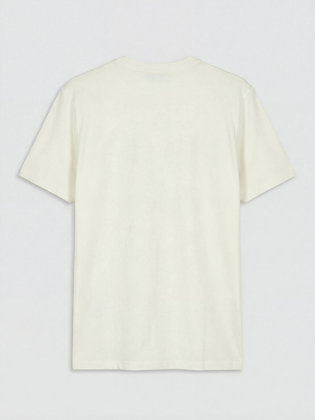 تي شيرت رجالي مطبوع بكول مدور-1