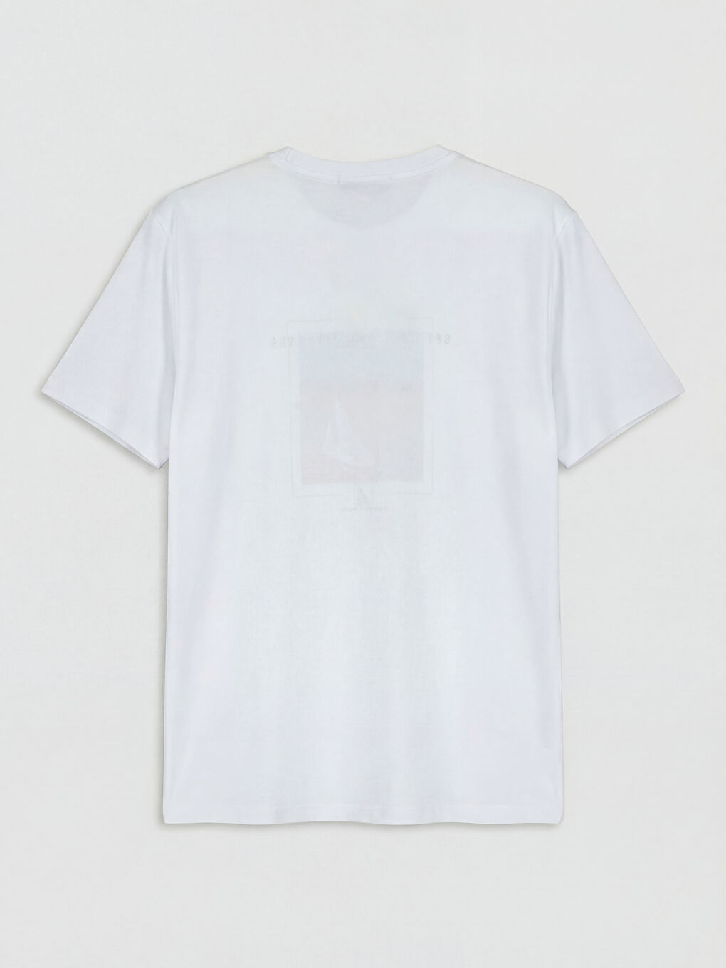 T-shirt imprimé à col rond pour homme-5