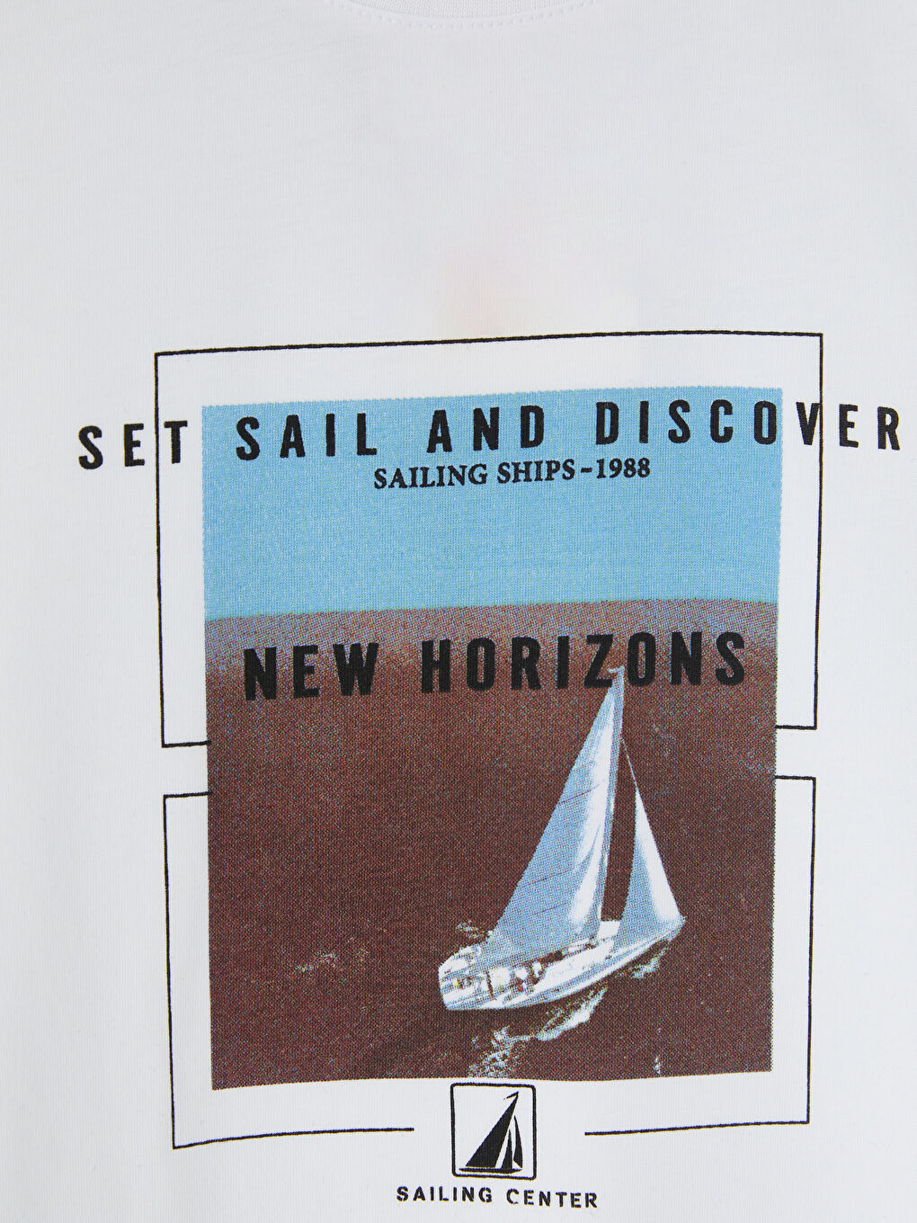 T-shirt imprimé à col rond pour homme-6