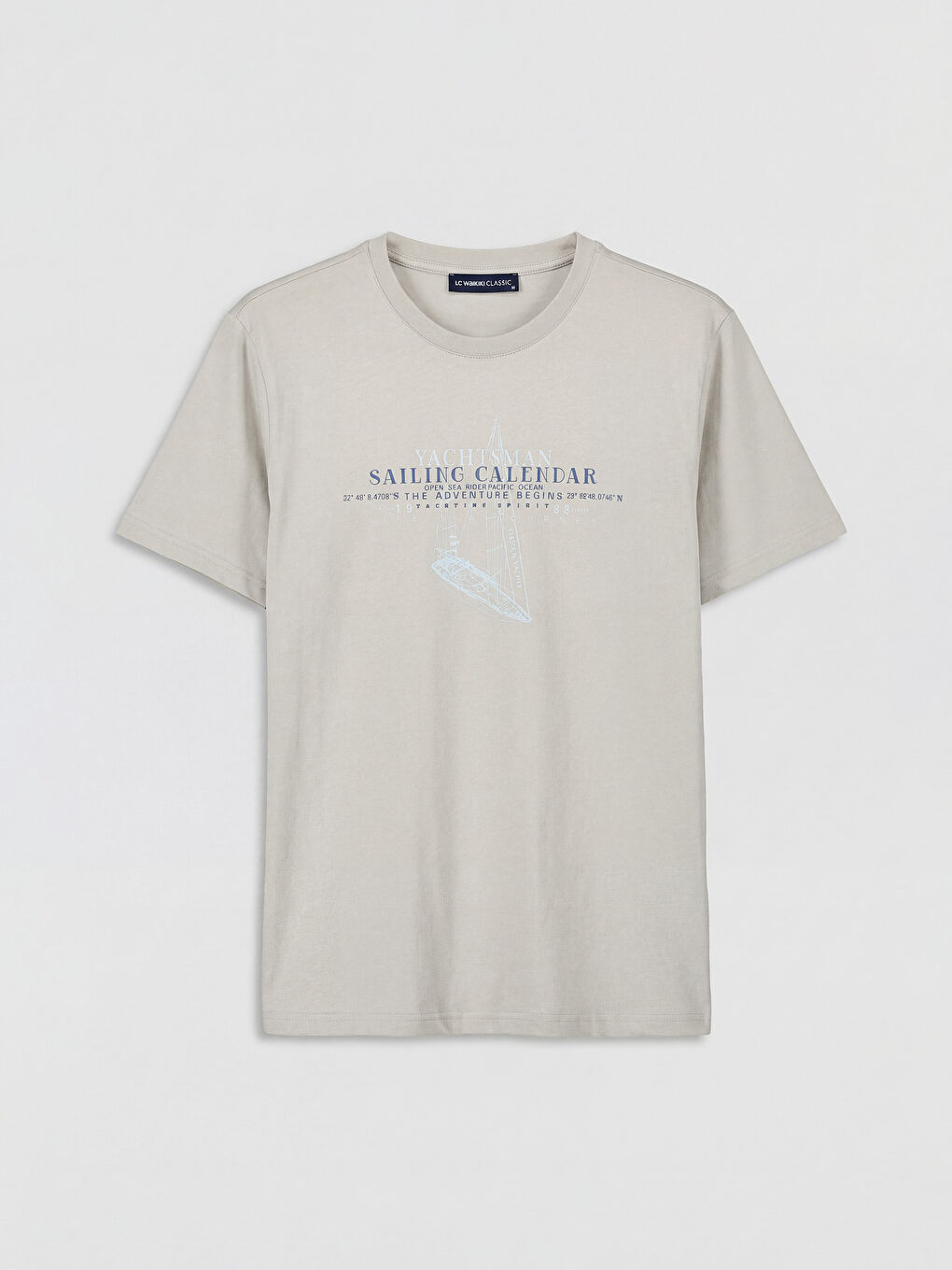 Crew Neck Printed Men's Jersey T-Shirt-4