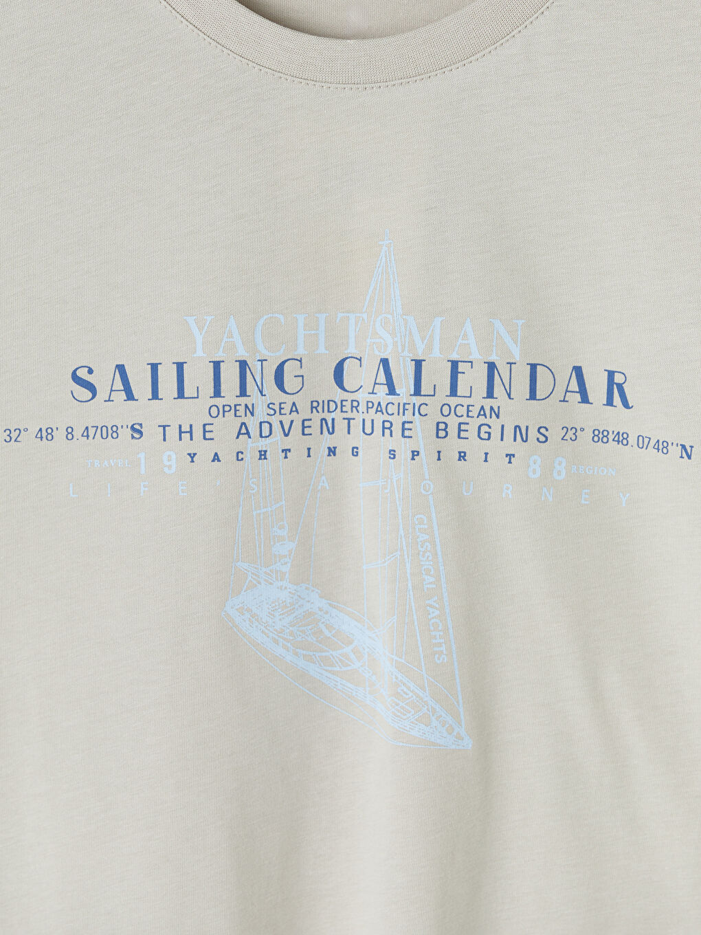 Crew Neck Printed Men's Jersey T-Shirt-6