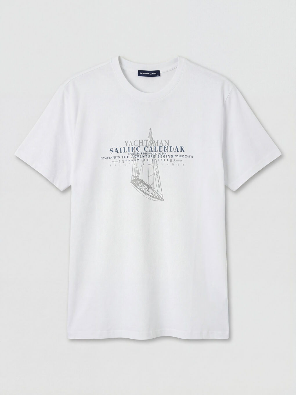 Crew Neck Printed Men's Jersey T-Shirt-4