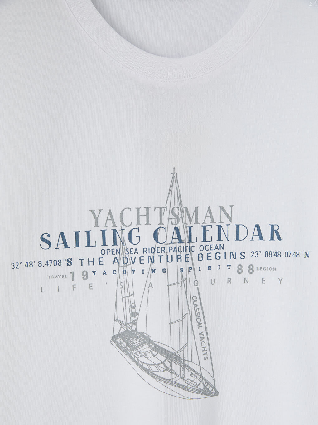 Crew Neck Printed Men's Jersey T-Shirt-6