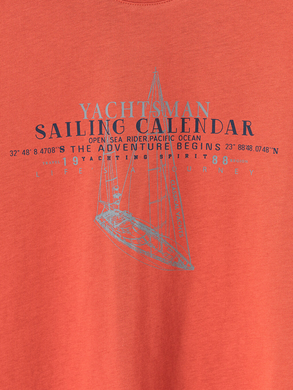 T-shirt en jersey à col rond imprimé pour homme-6