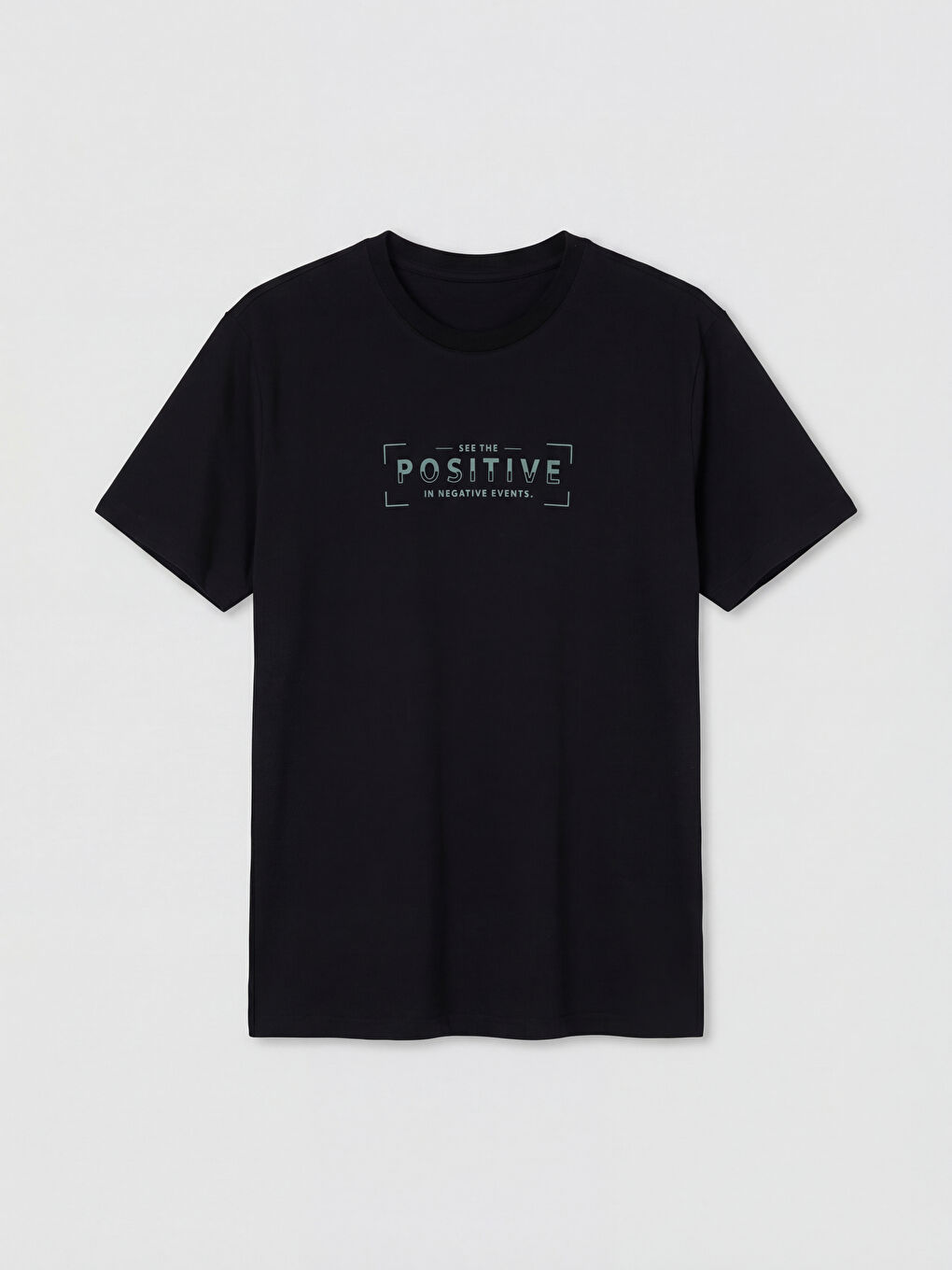 T-shirt imprimé à col rond pour homme-4