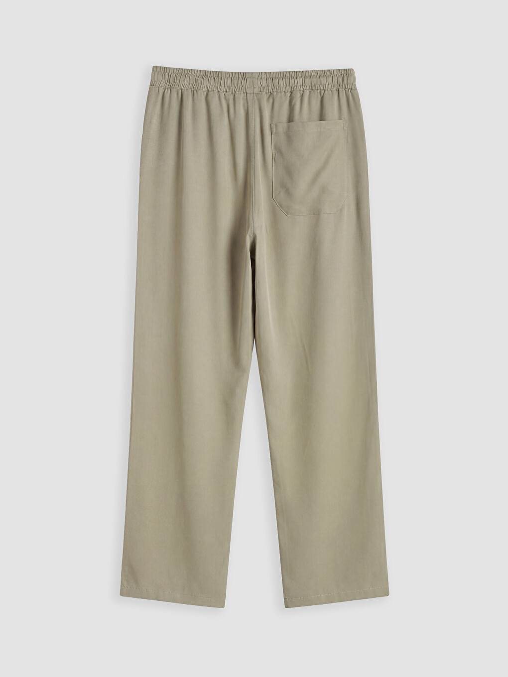 Haki Relax Fit Gabardin Erkek Pantolon-2