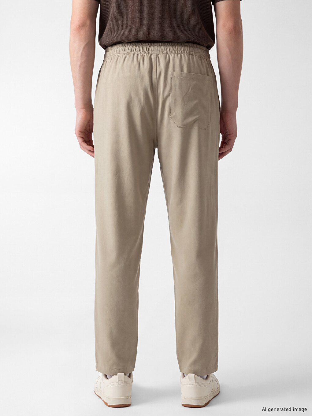 Relax Fit Gabardine Men's Trousers-3