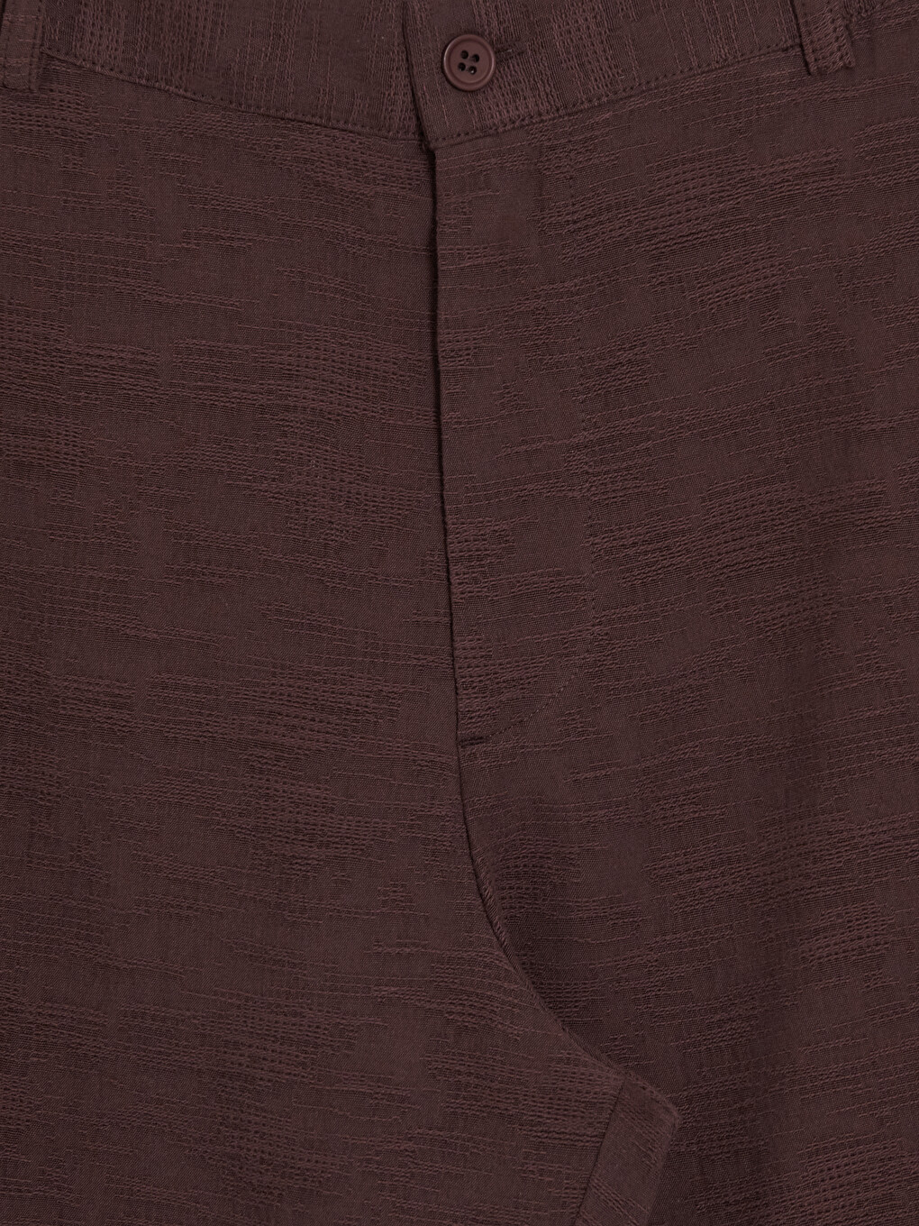 Bordo Regular Fit Armürlü Erkek Şort-1