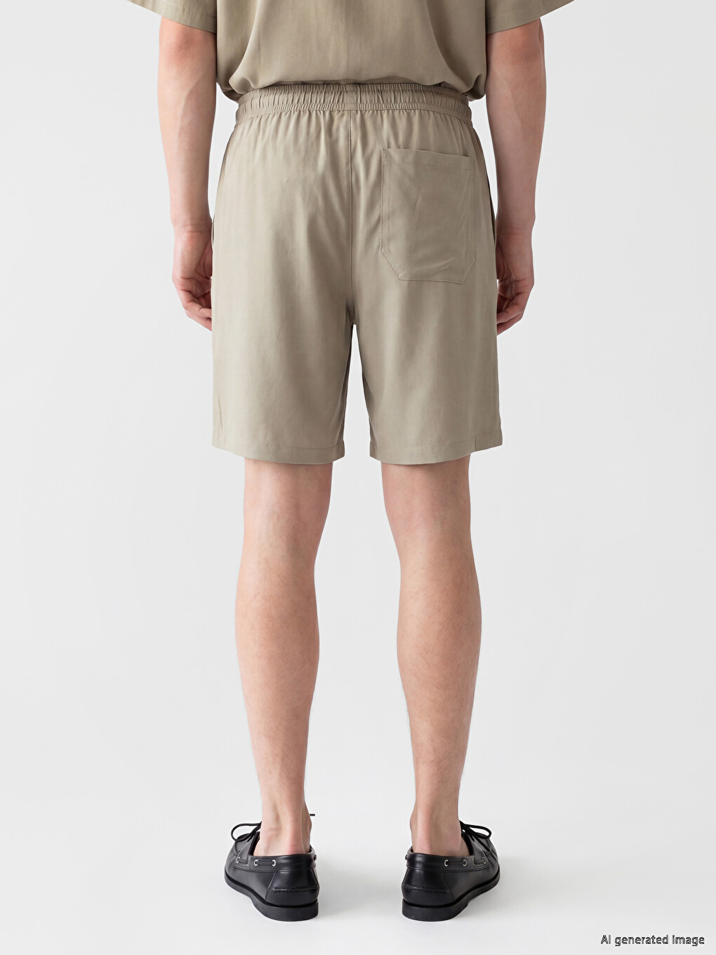 Regular Fit Belmando Fabric Men's Shorts-3