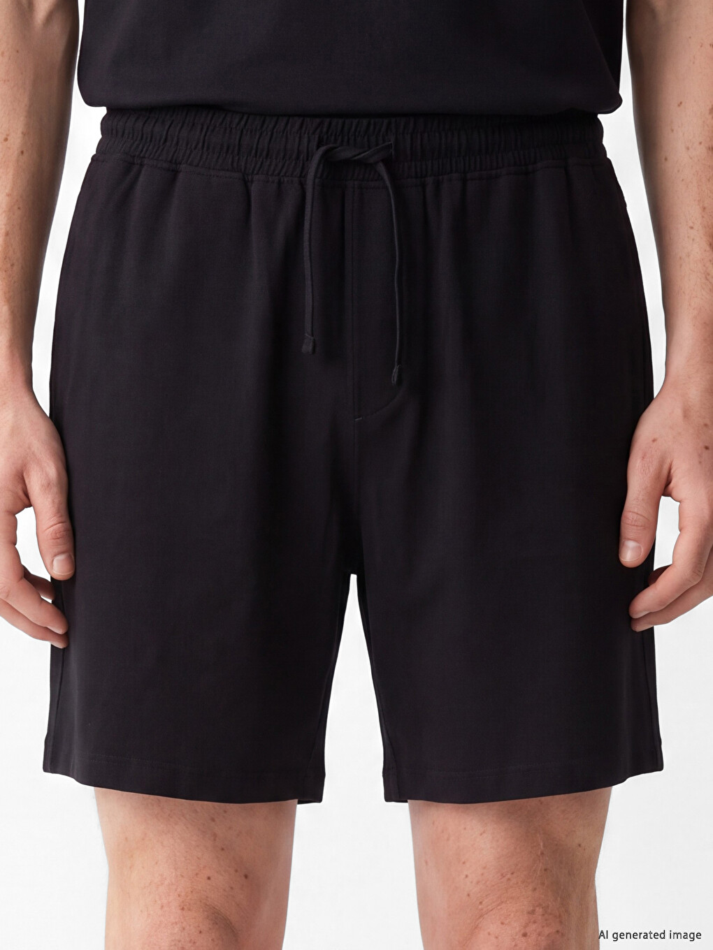 Regular Fit Belmando Fabric Men's Shorts-2
