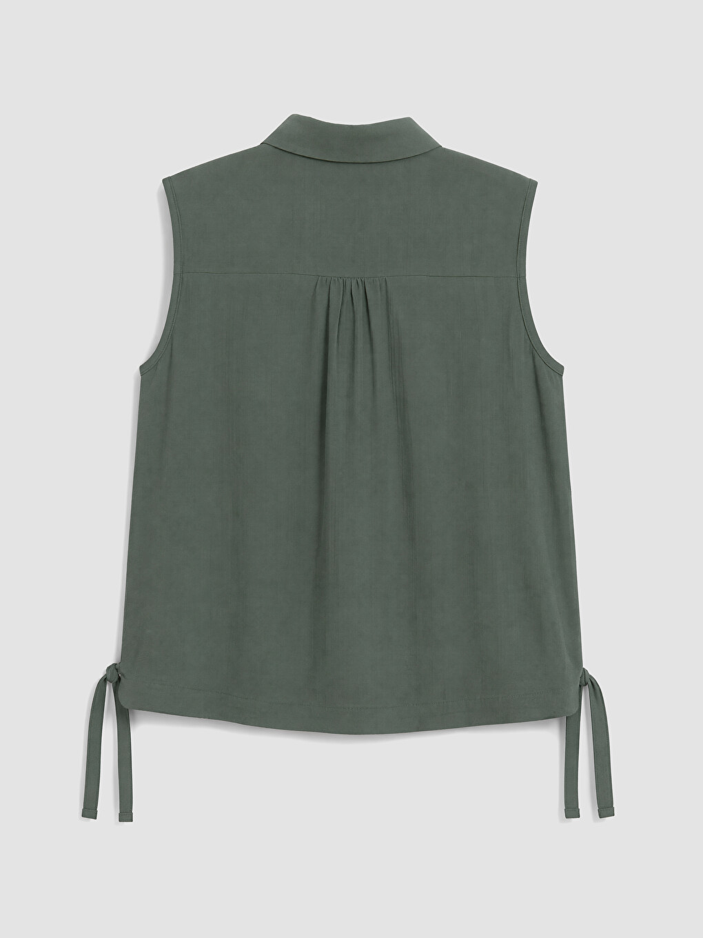 Yeşil Oversize Kadın Gömlek-6