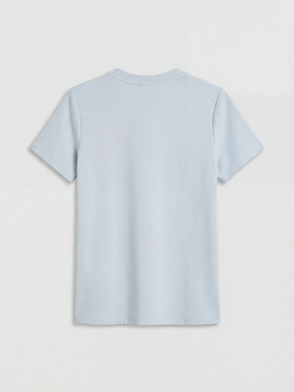 Mavi Bisiklet Yaka Taşlı Kadın Tişört-5