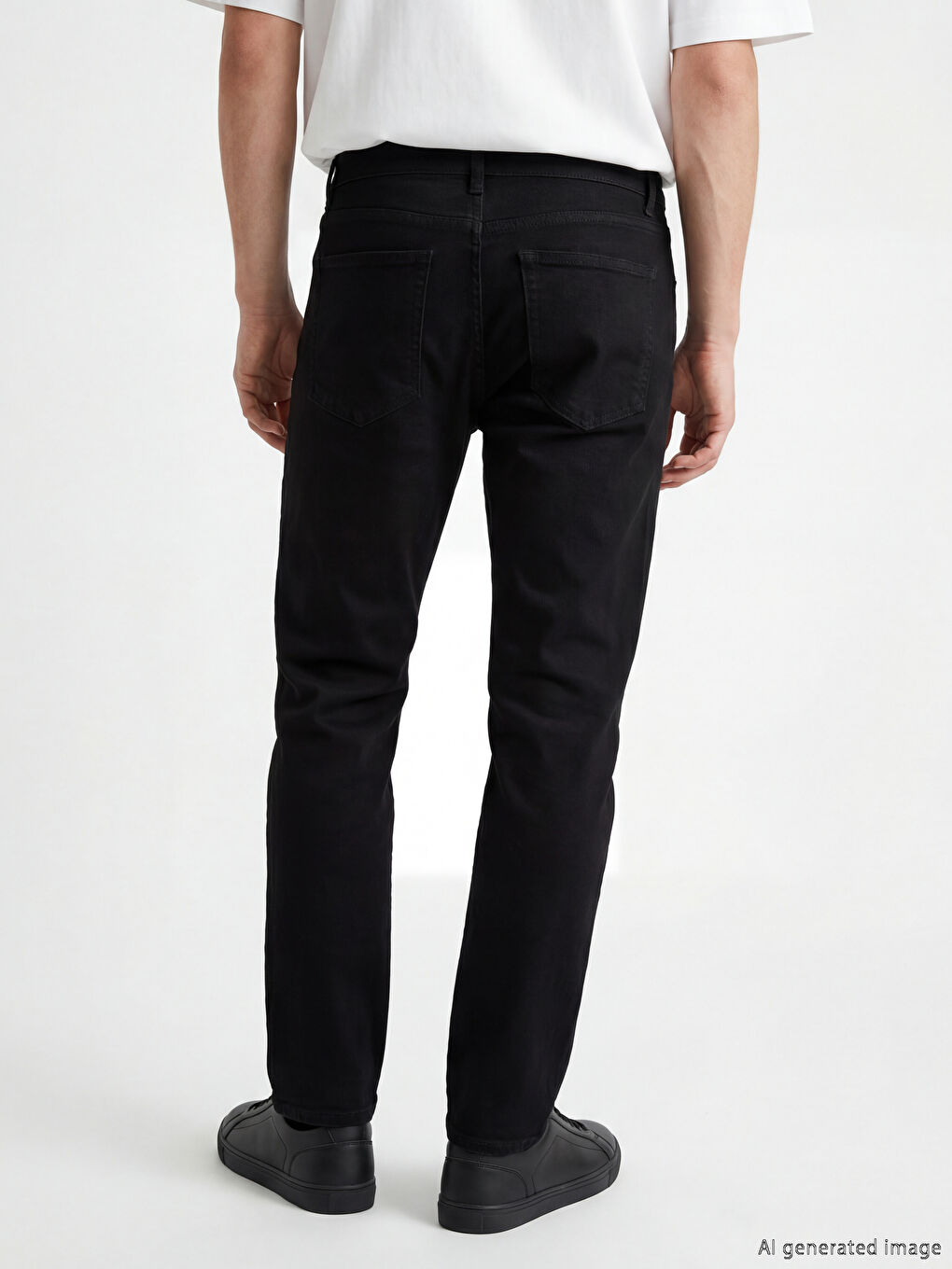 Siyah 750 Slim Fit Erkek Jean Pantolon-2