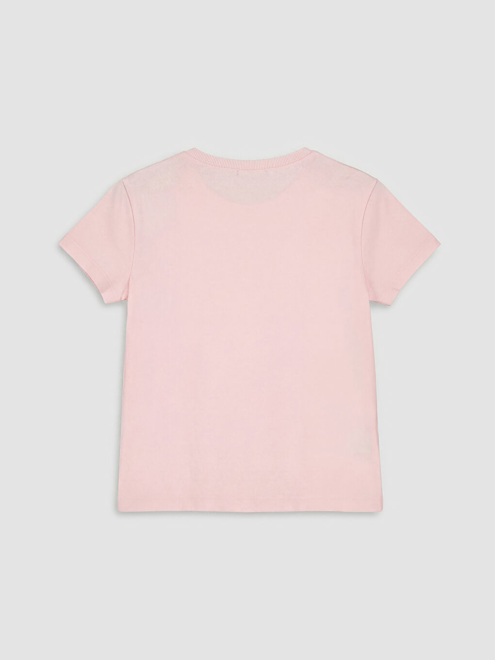 Beyaz Baskılı Kız Çocuk Tişört 2'li-4