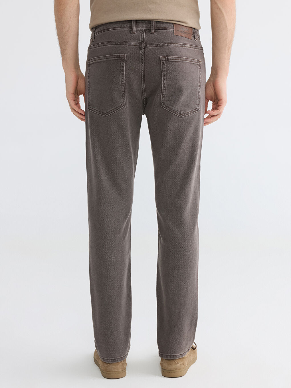 Kahverengi 779 Regular Fit Erkek Jean Pantolon-3