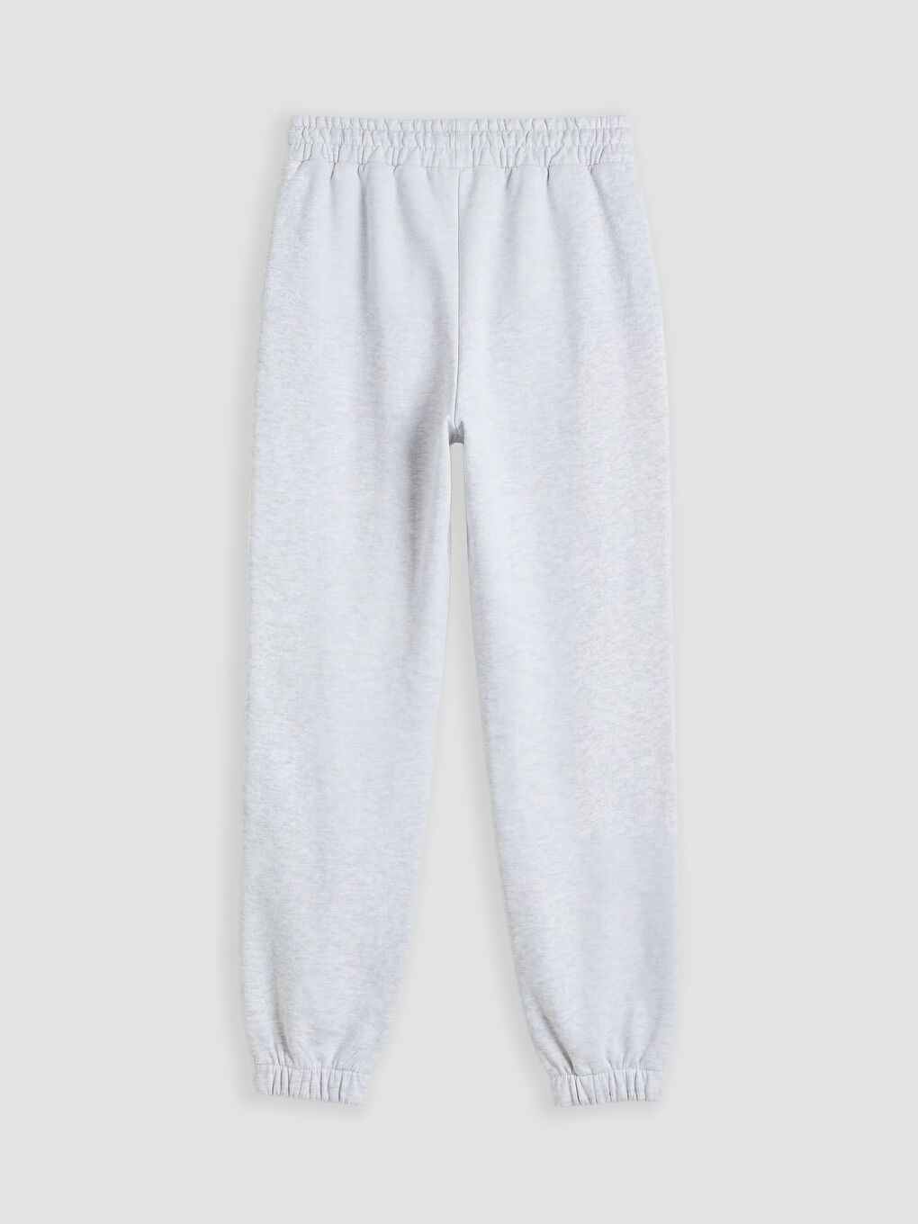Gri Kadın Kalın Jogger Eşofman Altı-1