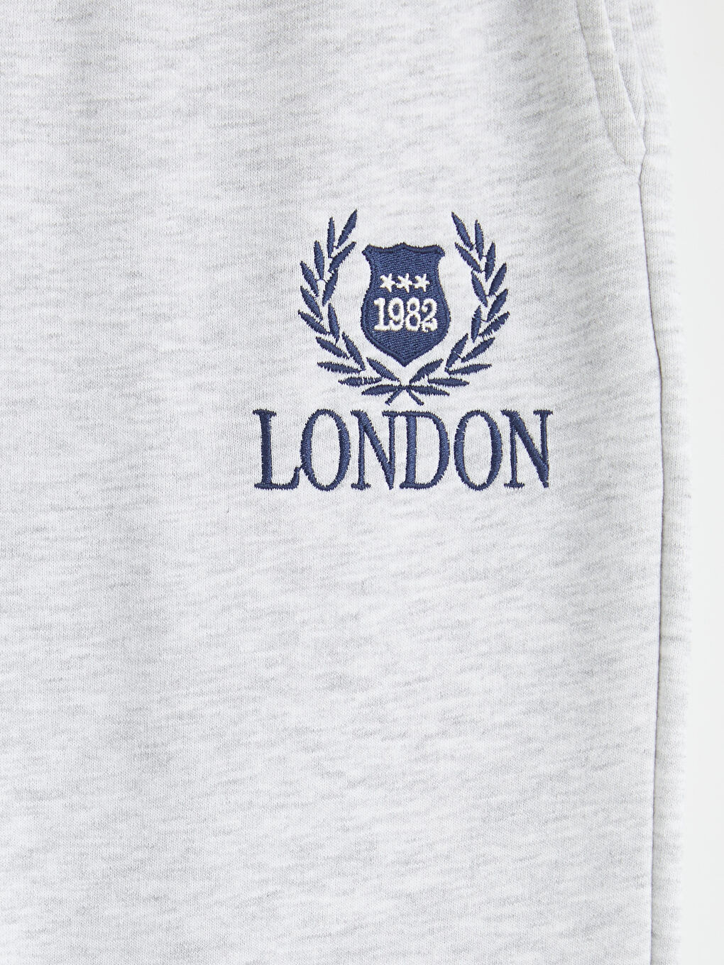 Gri Kadın Kalın Jogger Eşofman Altı-2