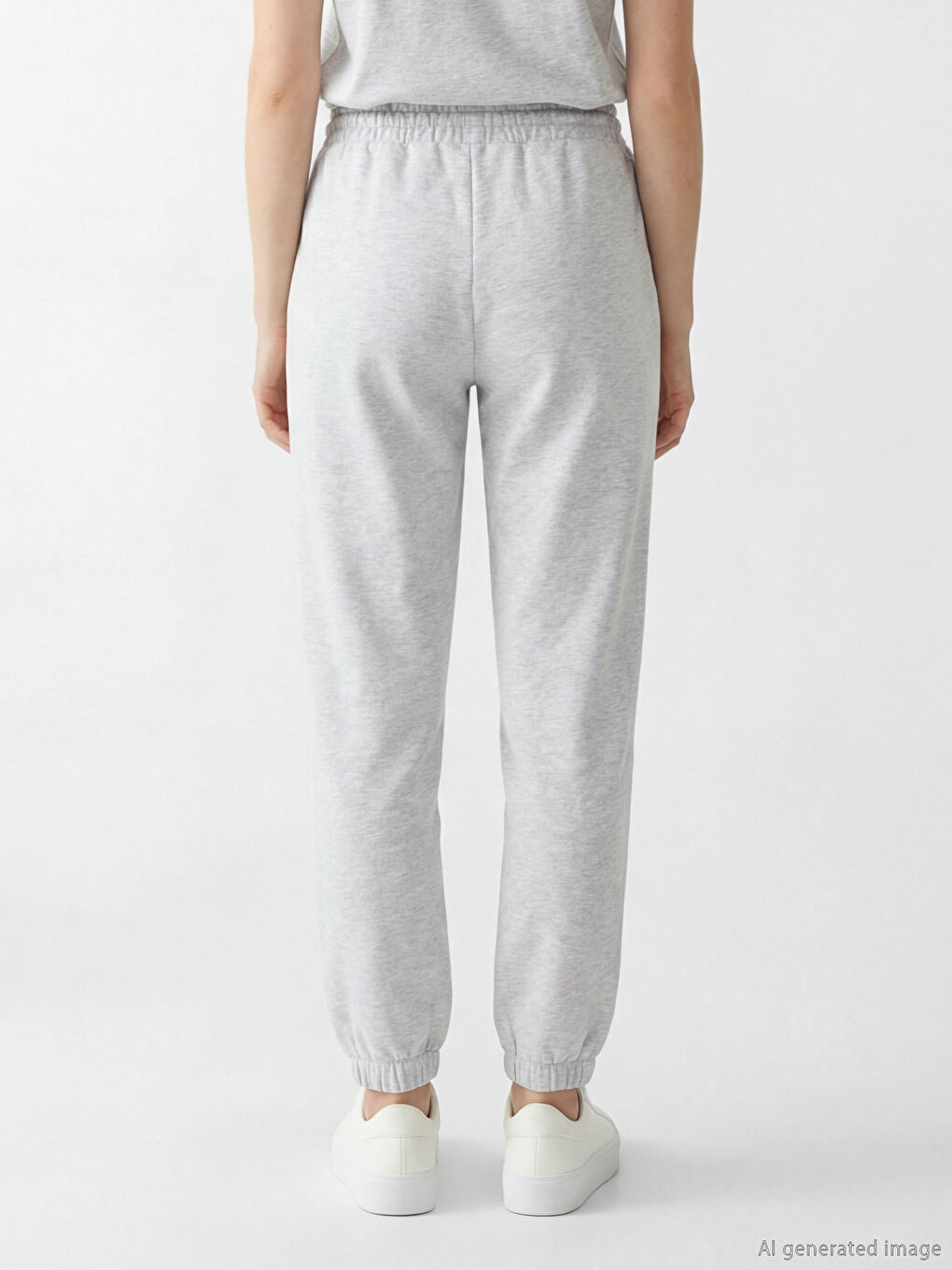 Vezeni ženski debeli jogger donji deo trenerke-3