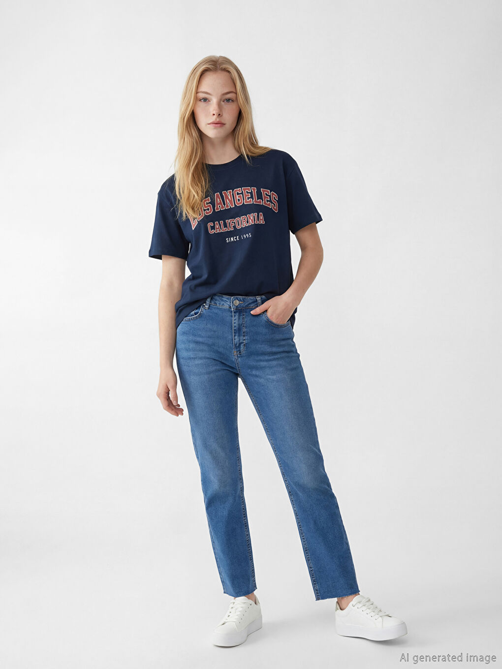 Los Angeles Printed Women's T-Shirt-1