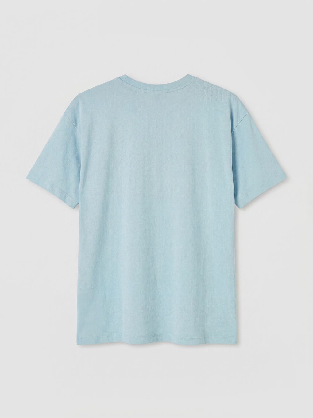 Mavi Bisiklet Yaka New Jersey Baskılı Kadın Tişört-1