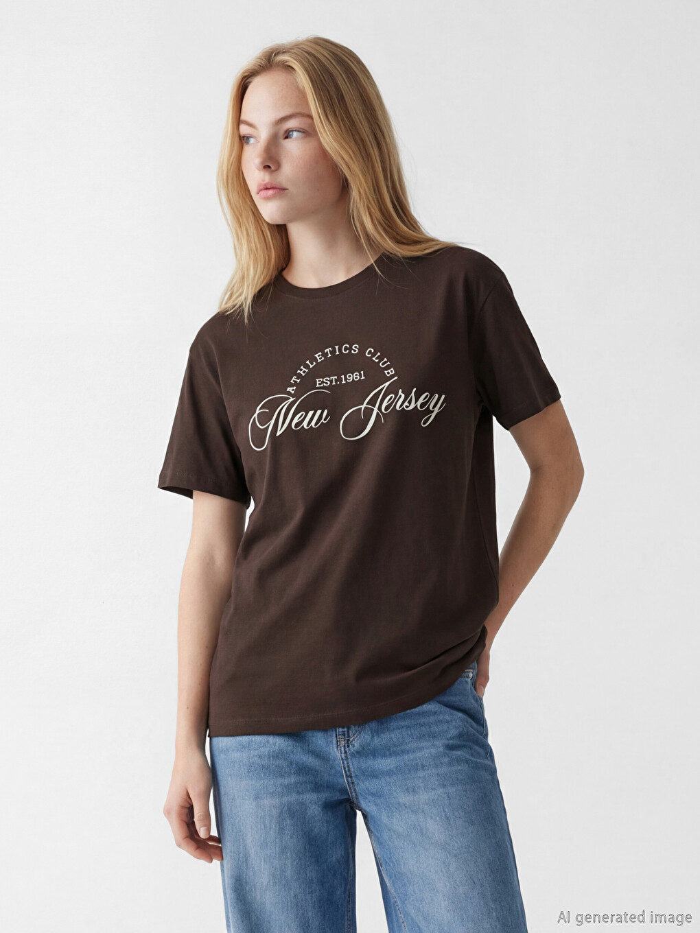 T-shirt i stampuar 100% Pambuk për gra