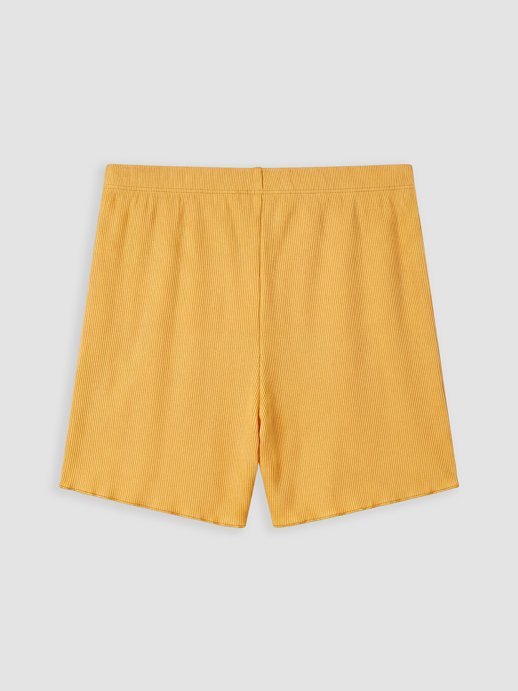 Sarı Desenli Kadın Şort Pijama Alt 2'li-3
