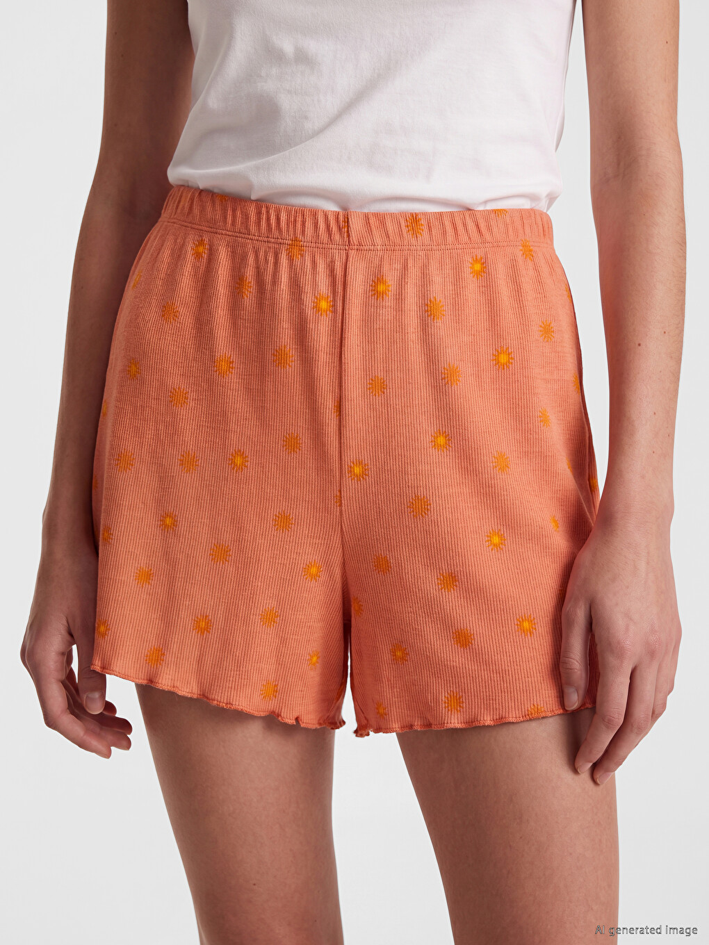 Patterned Women's Short Pyjamas Bottom 2 Pack-3