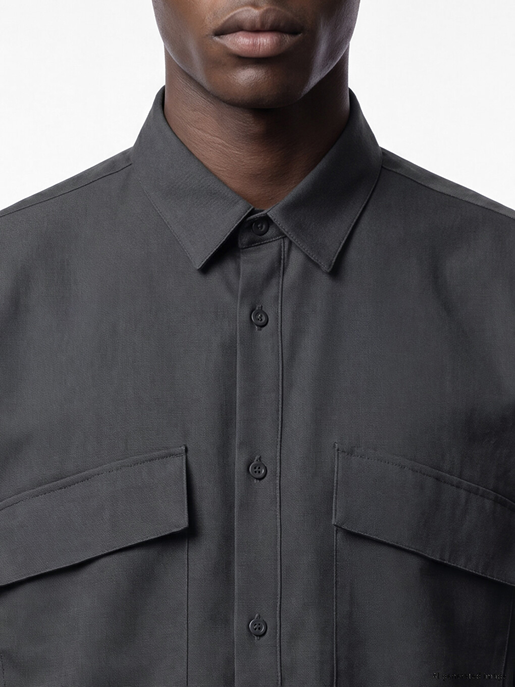Relax Fit Pocketed Men's Shirt-1