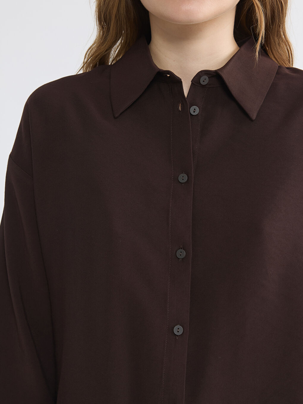 Chemise Femme Surdimensionnée Texturée-2