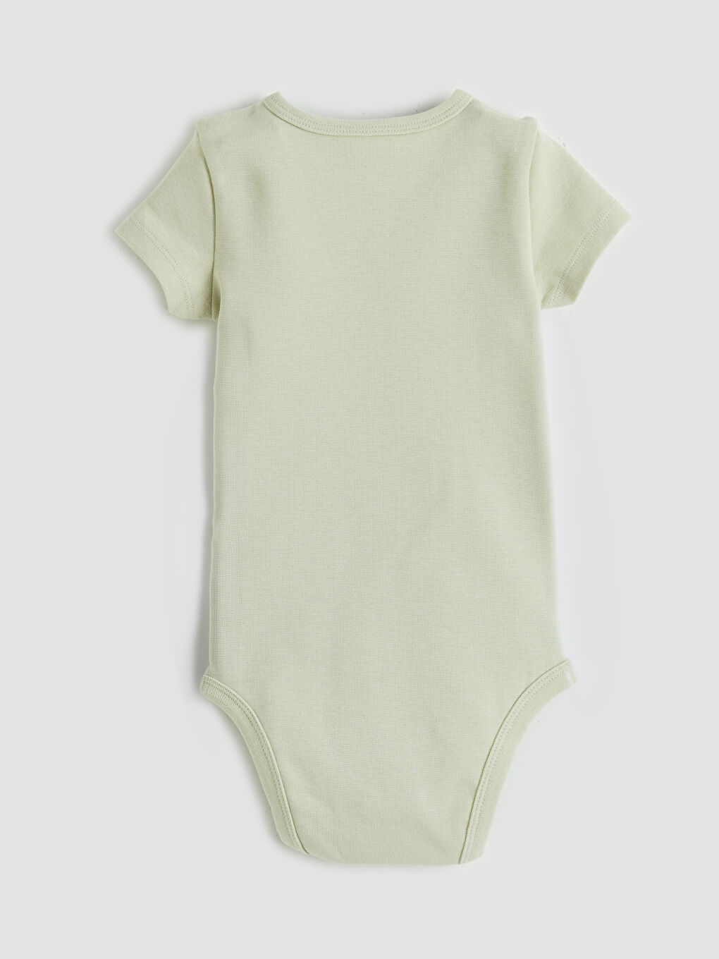 Yeşil Bisiklet Yaka Erkek Bebek Çıtçıtlı Body-1