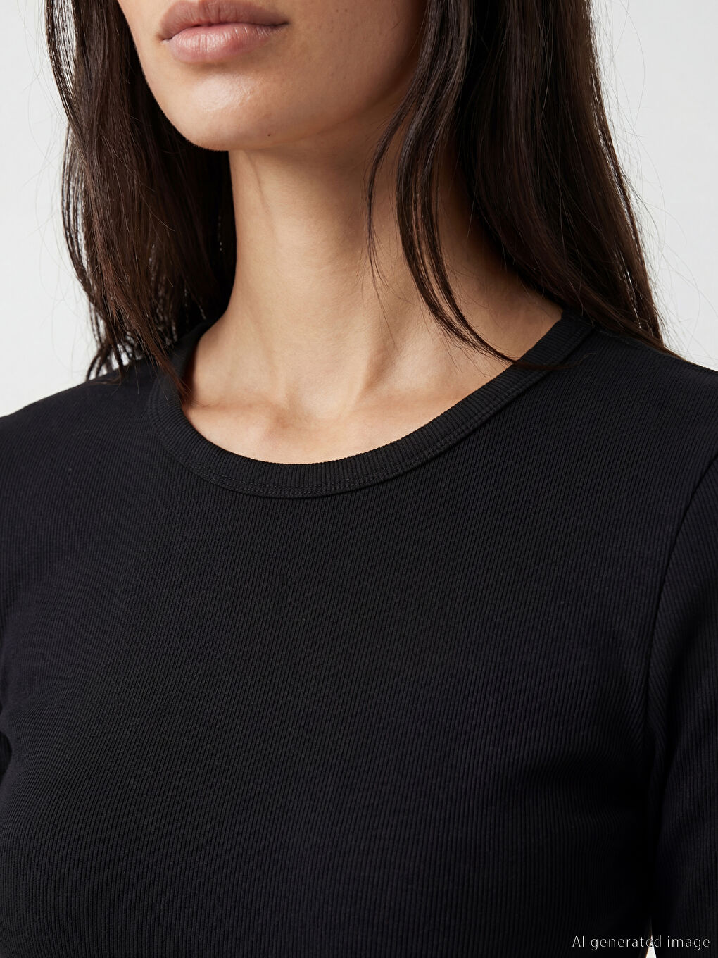 Siyah Soft Touch Kadın Body-2