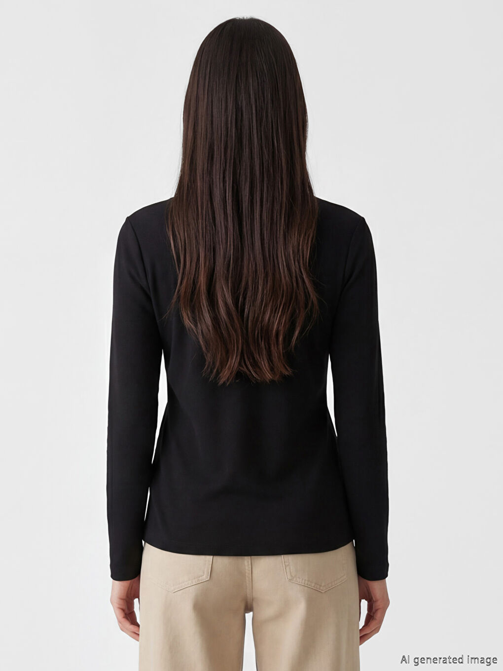 Siyah Soft Touch Kadın Body-3