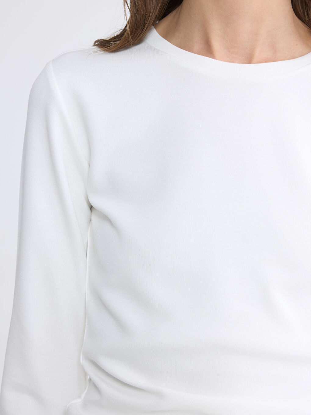 Beyaz Soft Touch Kadın Body-4