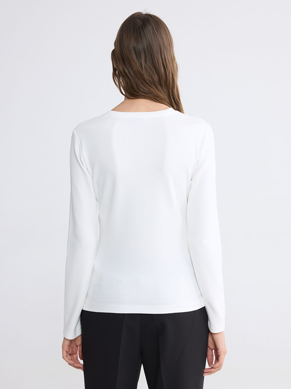 Beyaz Soft Touch Kadın Body-6