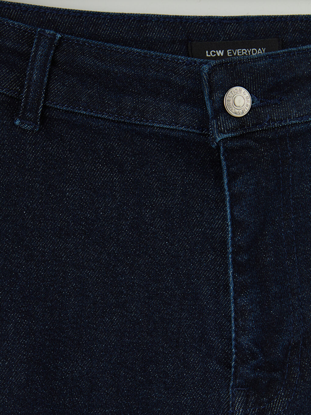 İndigo Mom Fit Kadın Jean Pantolon-2