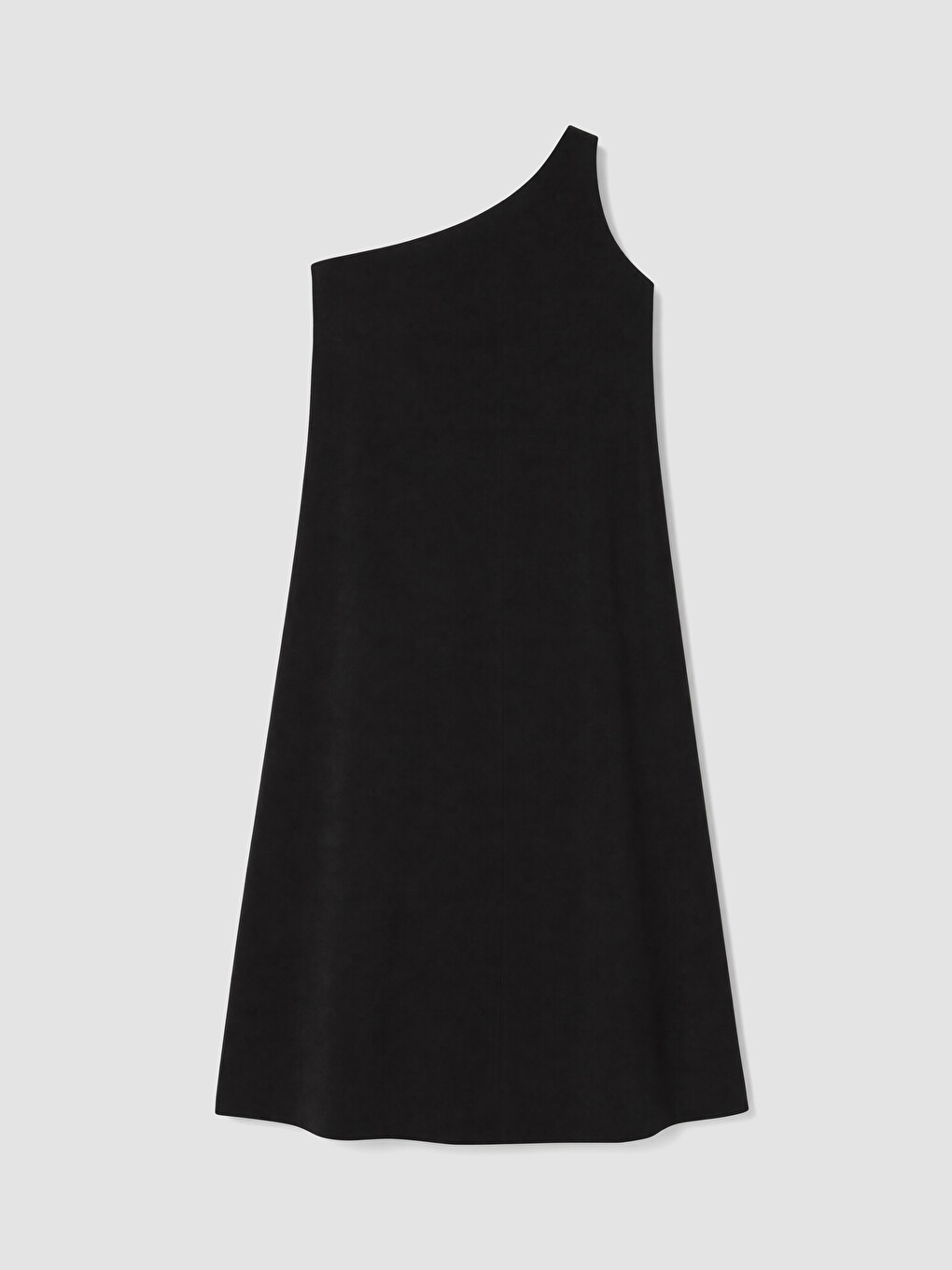 Buckle Detailed One Shoulder A-line Dress-2