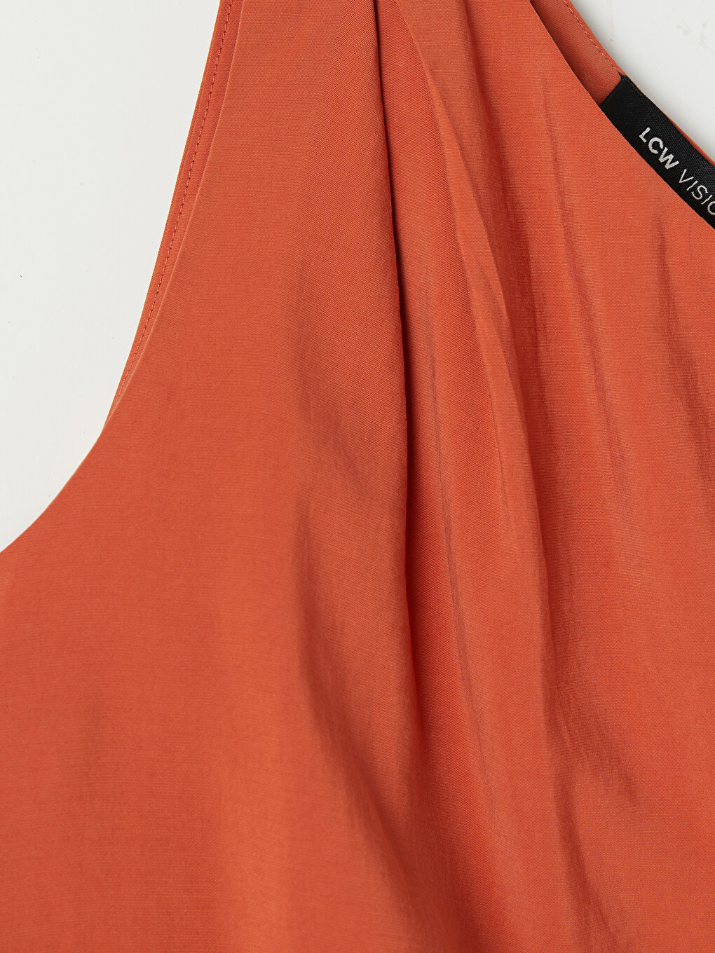 Buckle Detailed One Shoulder A-line Dress-1
