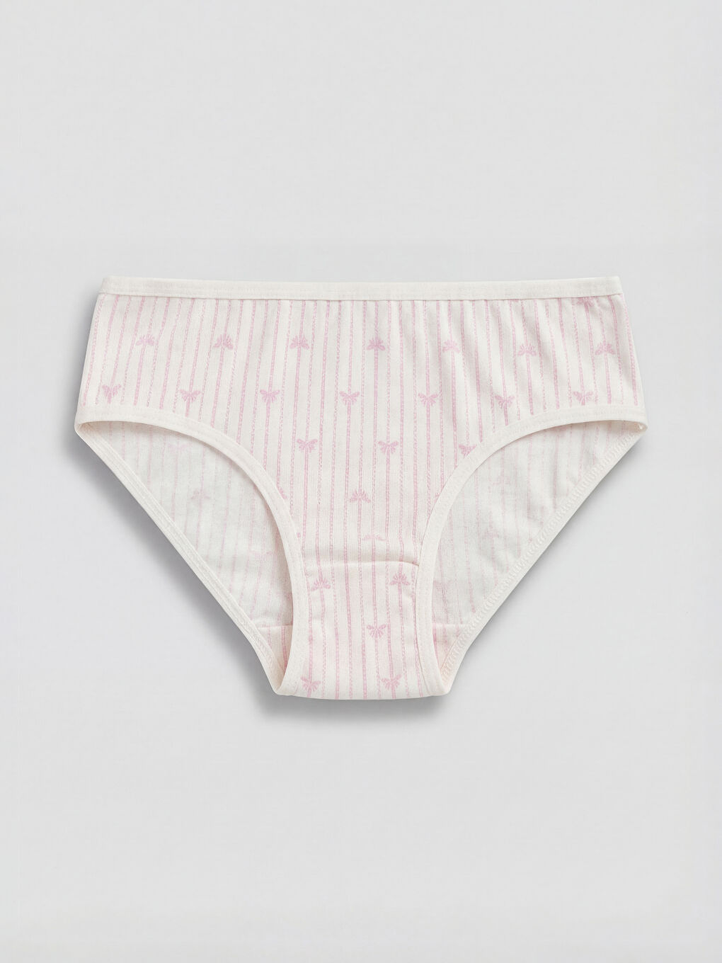 Pembe Desenli Kız Çocuk Külot 3'lü-2