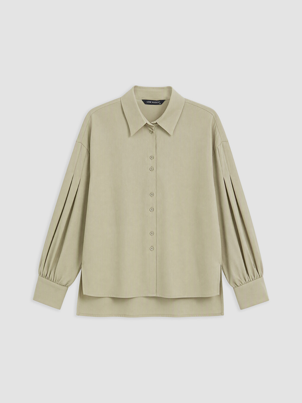 Chemise Plissée À Coupe Ample Pour Femme-4