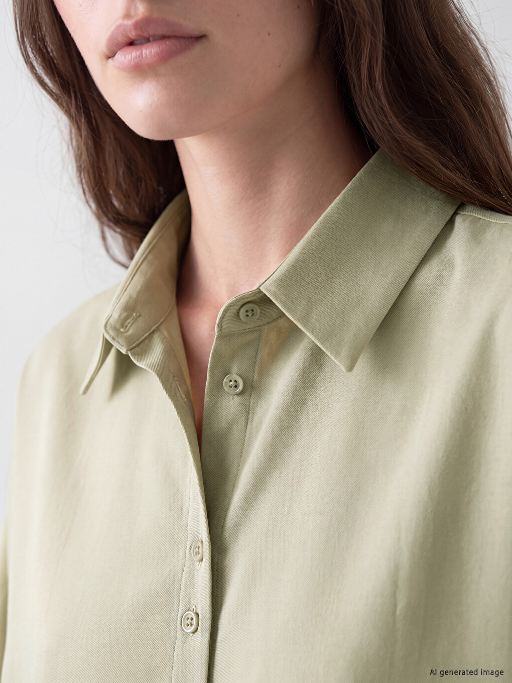 Chemise Plissée À Coupe Ample Pour Femme-2