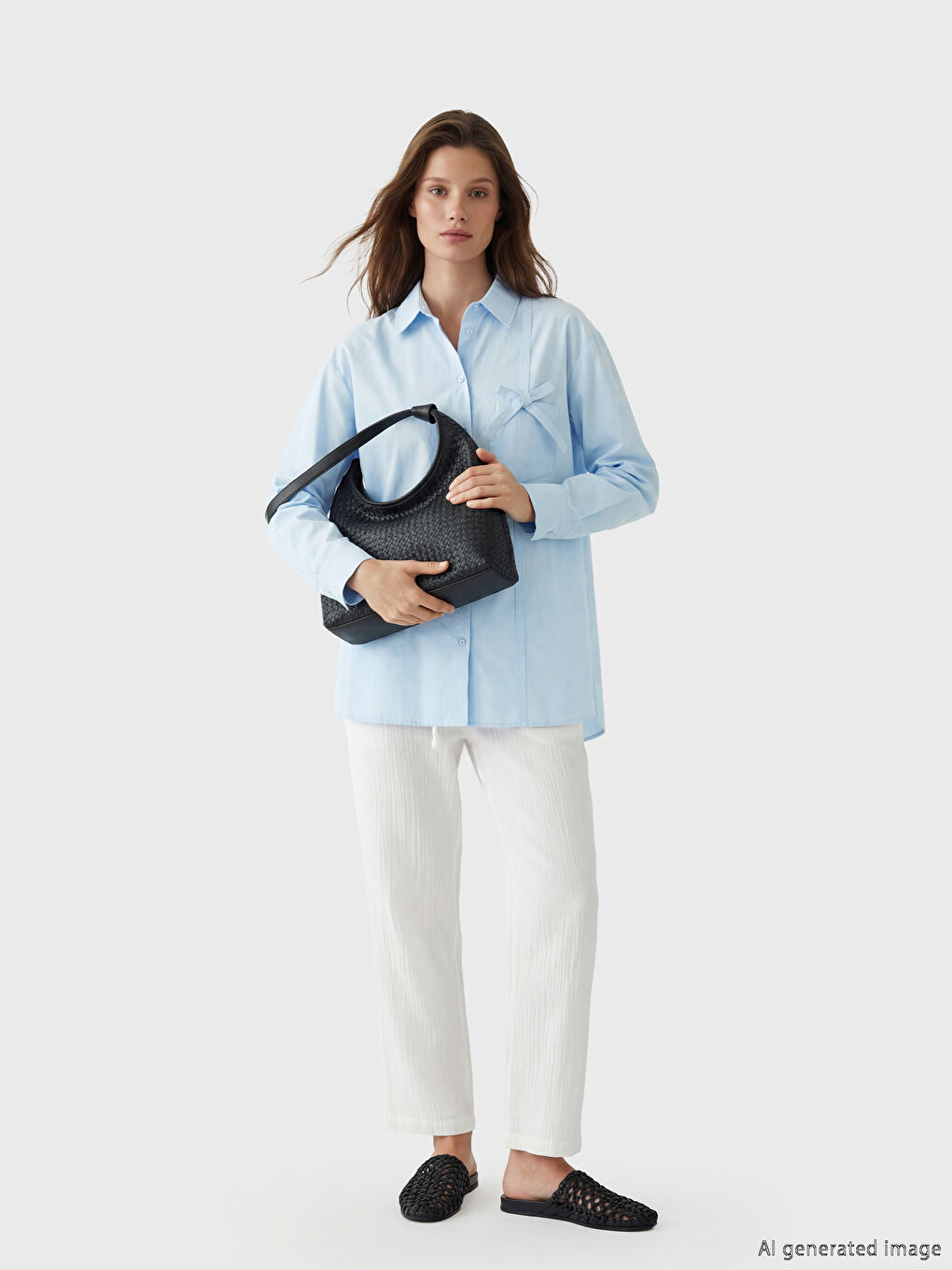 Poplin Women's Shirt Tunic-1
