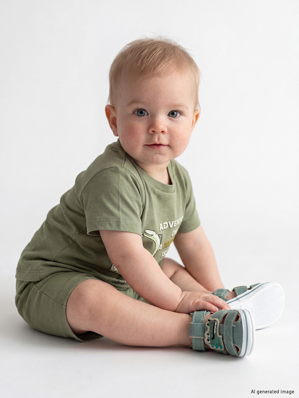 Dinosaur Printed Baby Boys' Set-1
